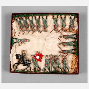 Soldatische Bleifiguren Wollner/Wien
