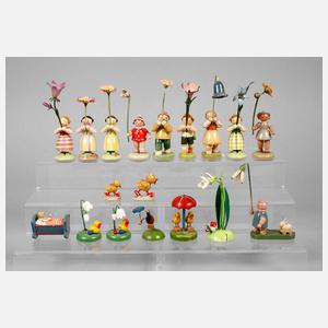 18 Erzgebirgsfiguren