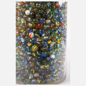 Großes Konvolut alte Glasmurmeln