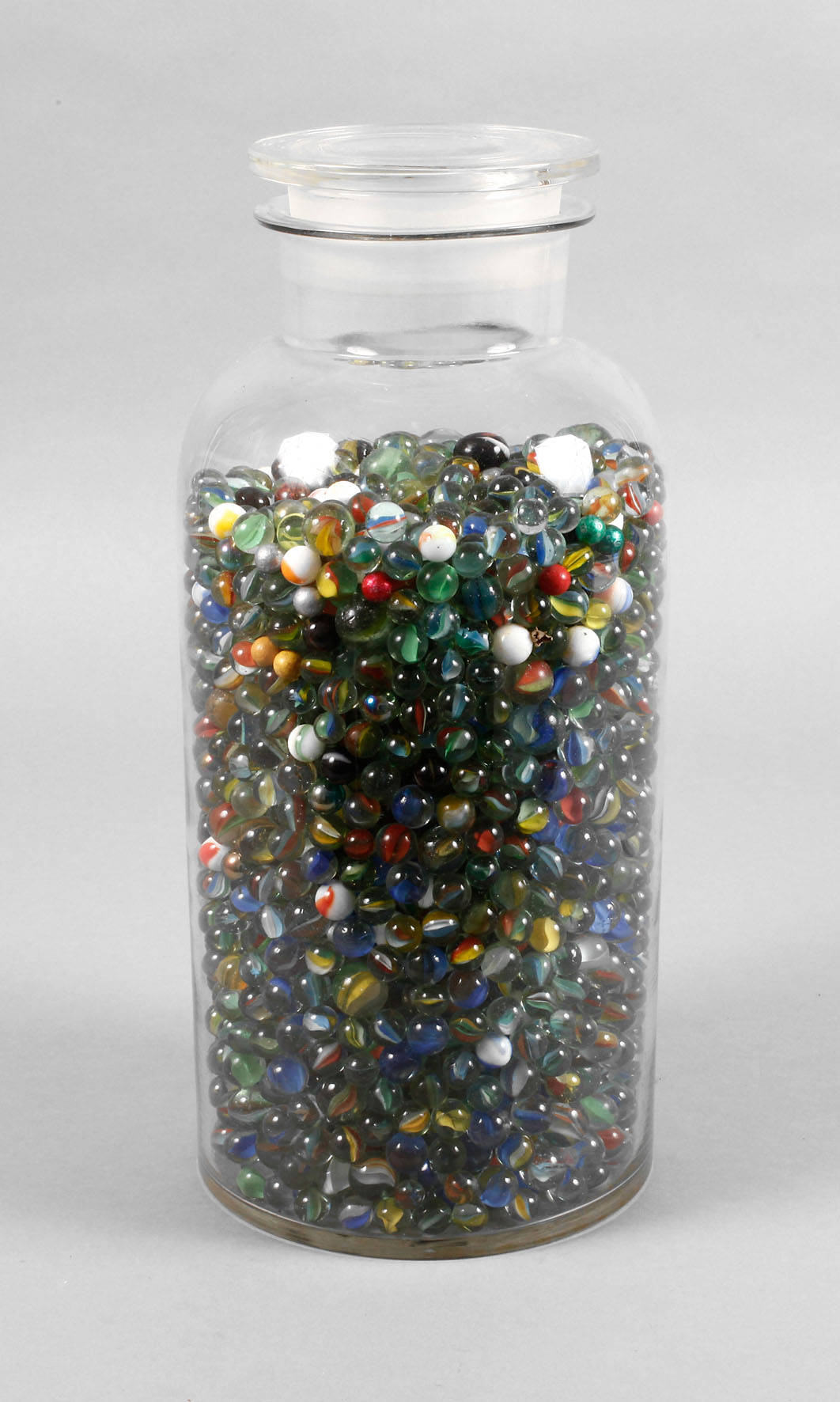 Großes Konvolut alte Glasmurmeln