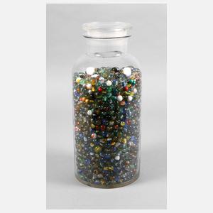 Großes Konvolut alte Glasmurmeln