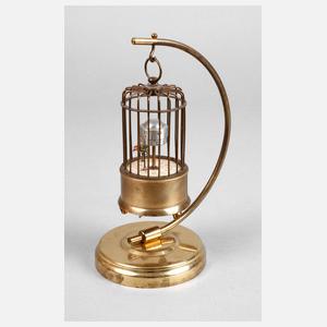 Wecker als Vogelkäfig