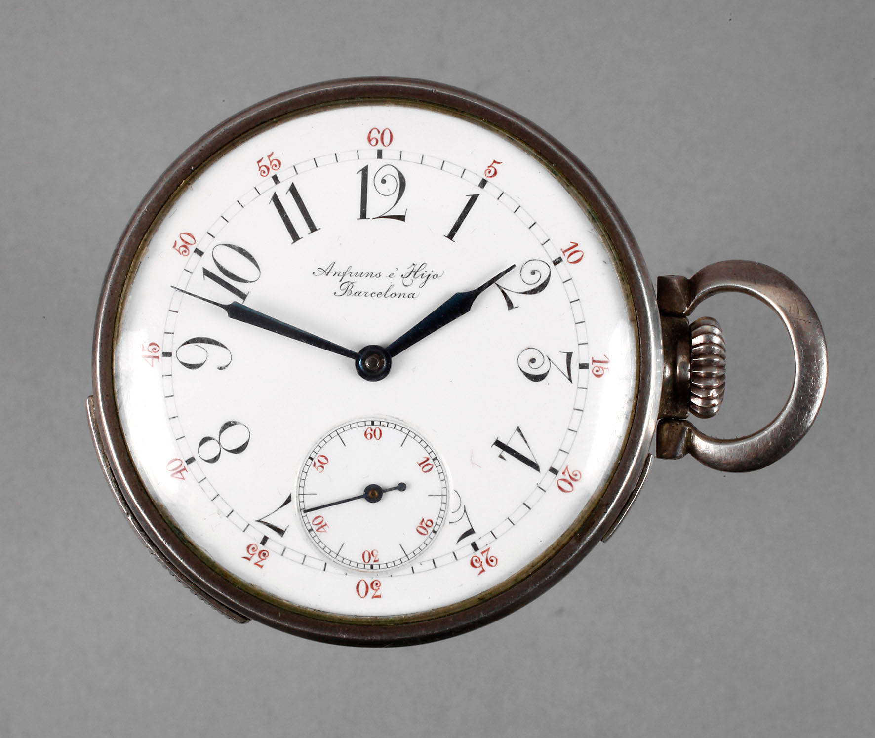 Seltene Taschenuhr mit Minutenrepetition