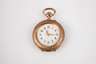 Hängeuhr Gold mit Email