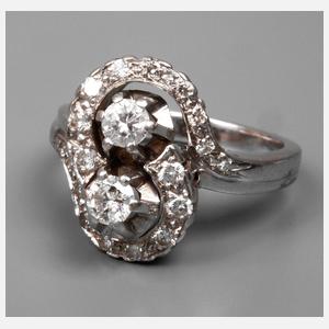 Großer Damen-Brillantring