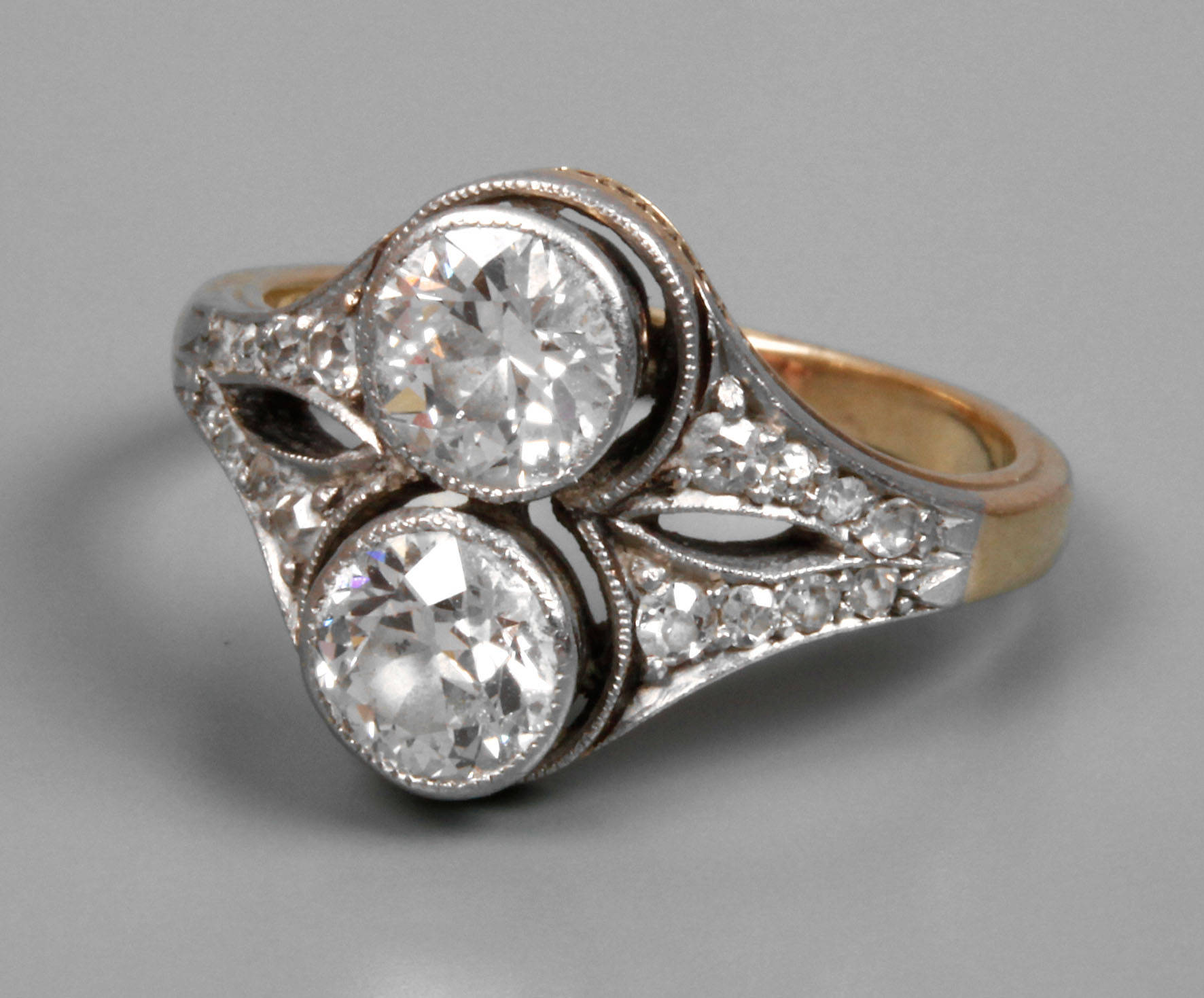 Brillantring Art déco