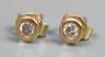 Paar kleine Ohrstecker mit Brillanten