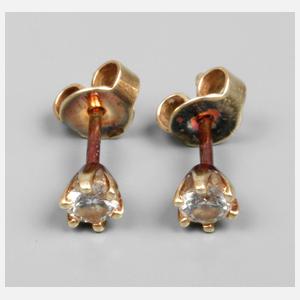 Paar Ohrstecker mit Brillanten