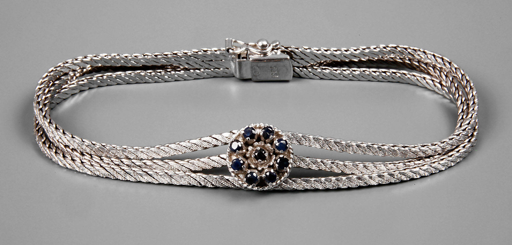 Armband Gold mit Saphirbesatz