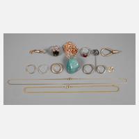 Konvolut Goldschmuck111