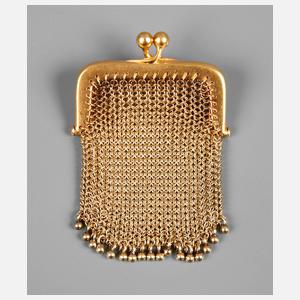 Miniatur-Theatertasche Gold