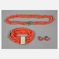 Schmuckset Koralle111