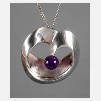 Designanhänger mit Amethystkugel111