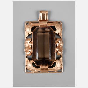 Großer Rauchquarzanhänger