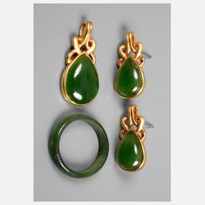 Schmuckset Jade