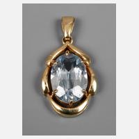 Anhänger mit Aquamarin111