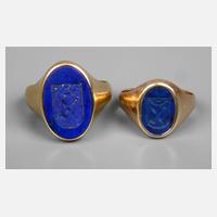 Zwei Siegelringe Lapislazuli111