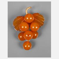 Bernsteinbrosche als Traube111