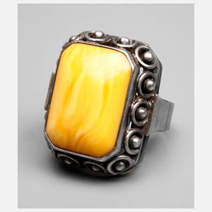 Bernsteinring Fischlandschmuck