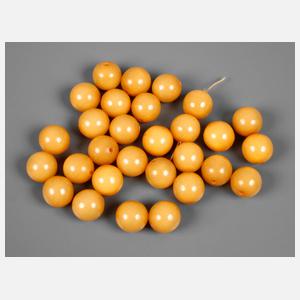 Konvolut Bernsteinkugeln
