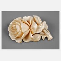 Brosche Elfenbein111