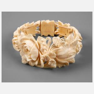 Feines Elfenbeinarmband