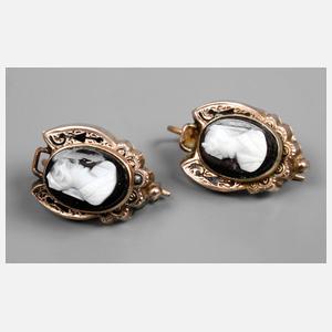 Ohrringe Gold mit Gemme