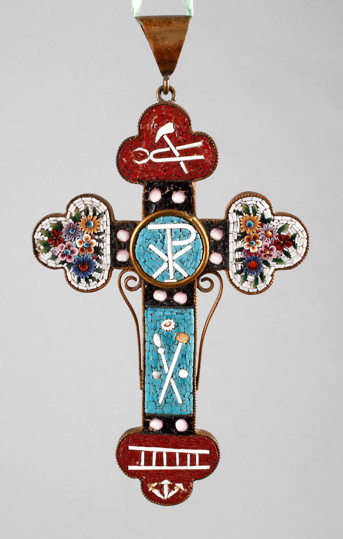 Großer Millefiorikreuzanhänger