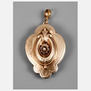 Anhänger Schaumgold