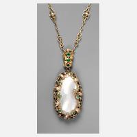 Historismus-Collier mit Barockperle111