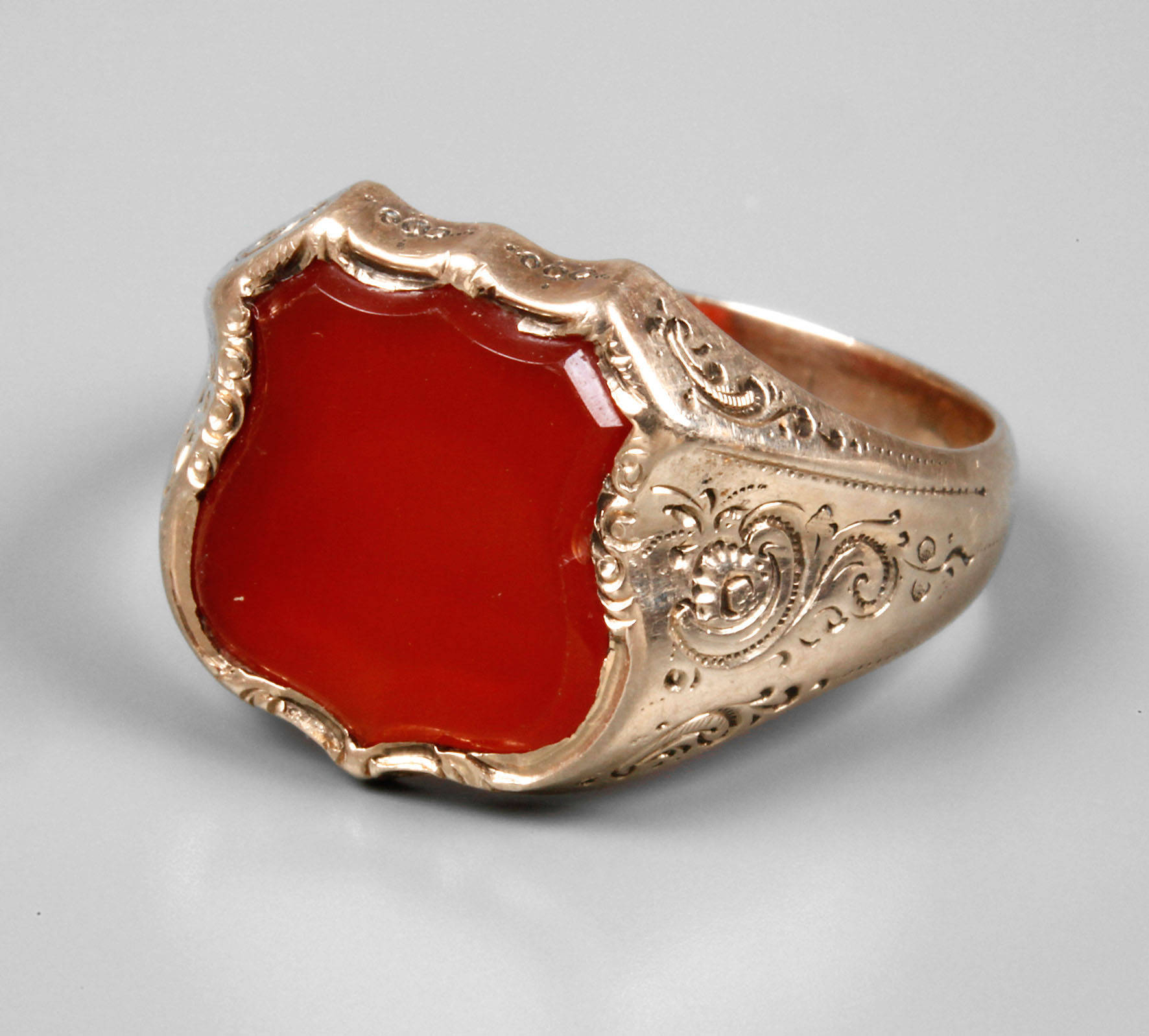 Herrenring mit Karneol