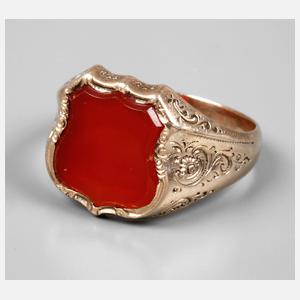 Herrenring mit Karneol