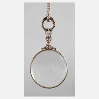 Lupenanhänger an Erbskette111