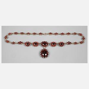 Granatcollier Gold