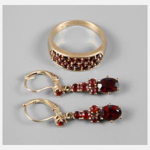 Konvolut Granatschmuck