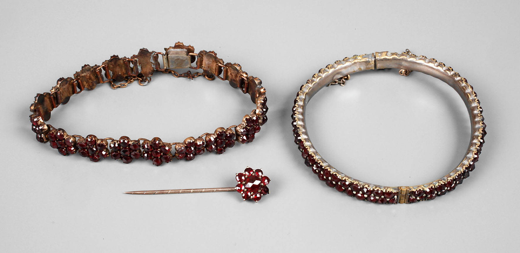 Konvolut Granatschmuck