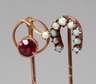 Zwei Jugendstil-Krawattennadeln