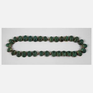 Collier aus Skarabäen