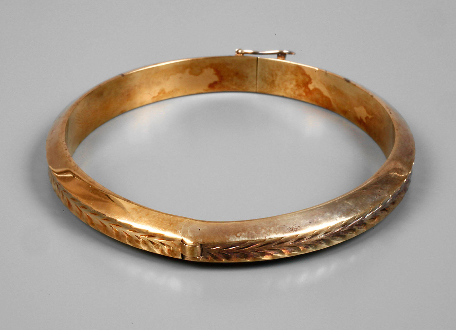 Silberarmreif vergoldet