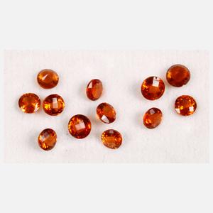 Konvolut facettierte Spessartin