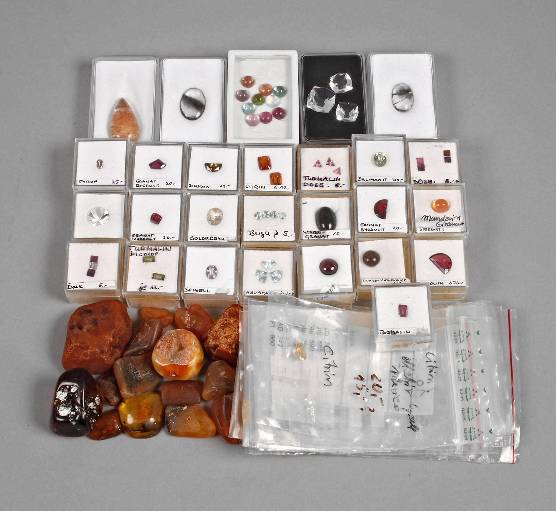 Konvolut Schmucksteine