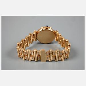 Massive Golduhr mit Brillantbesatz