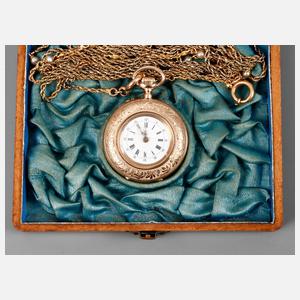 Damenhängeuhr Gold