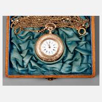 Damenhängeuhr Gold111