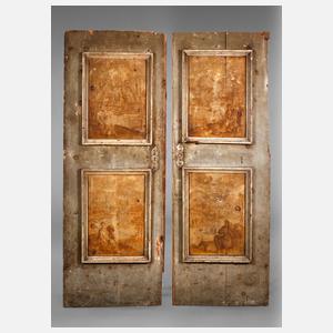 Paar Schranktüren Barock