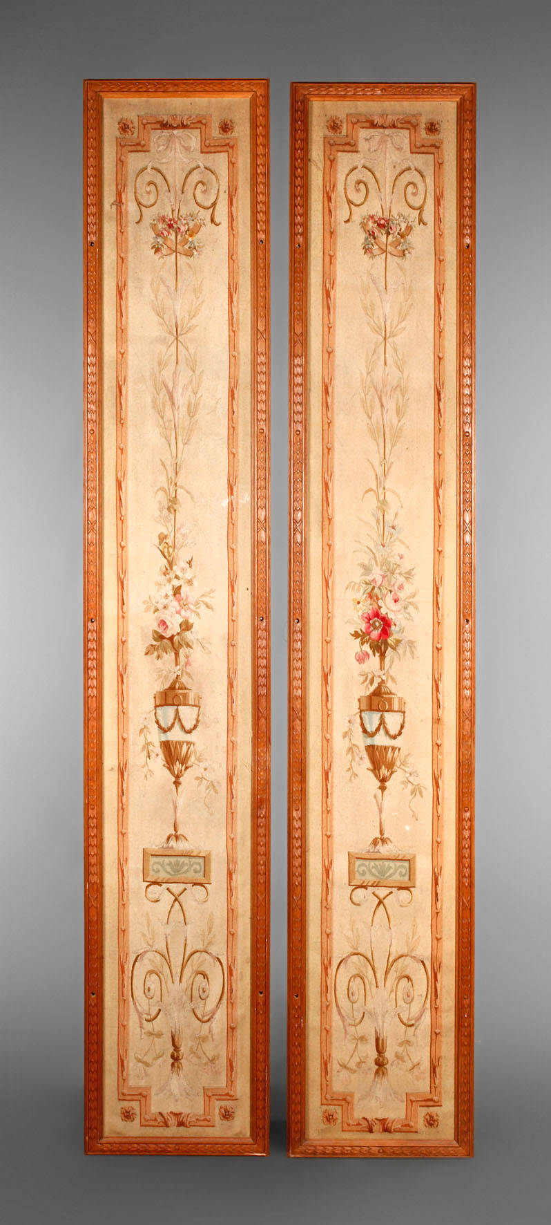 Paar Wandpaneele Aubusson