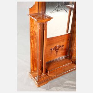 Jugendstil-Garderobenspiegel