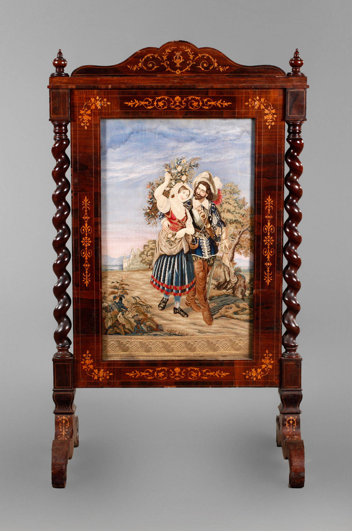 Ofenschirm Biedermeier