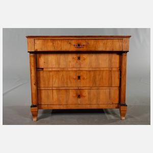 Biedermeiersäulenkommode