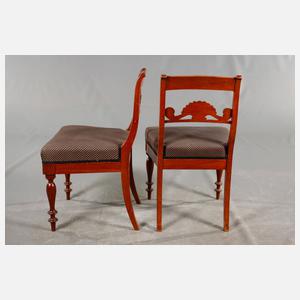 Fünf Biedermeierstühle